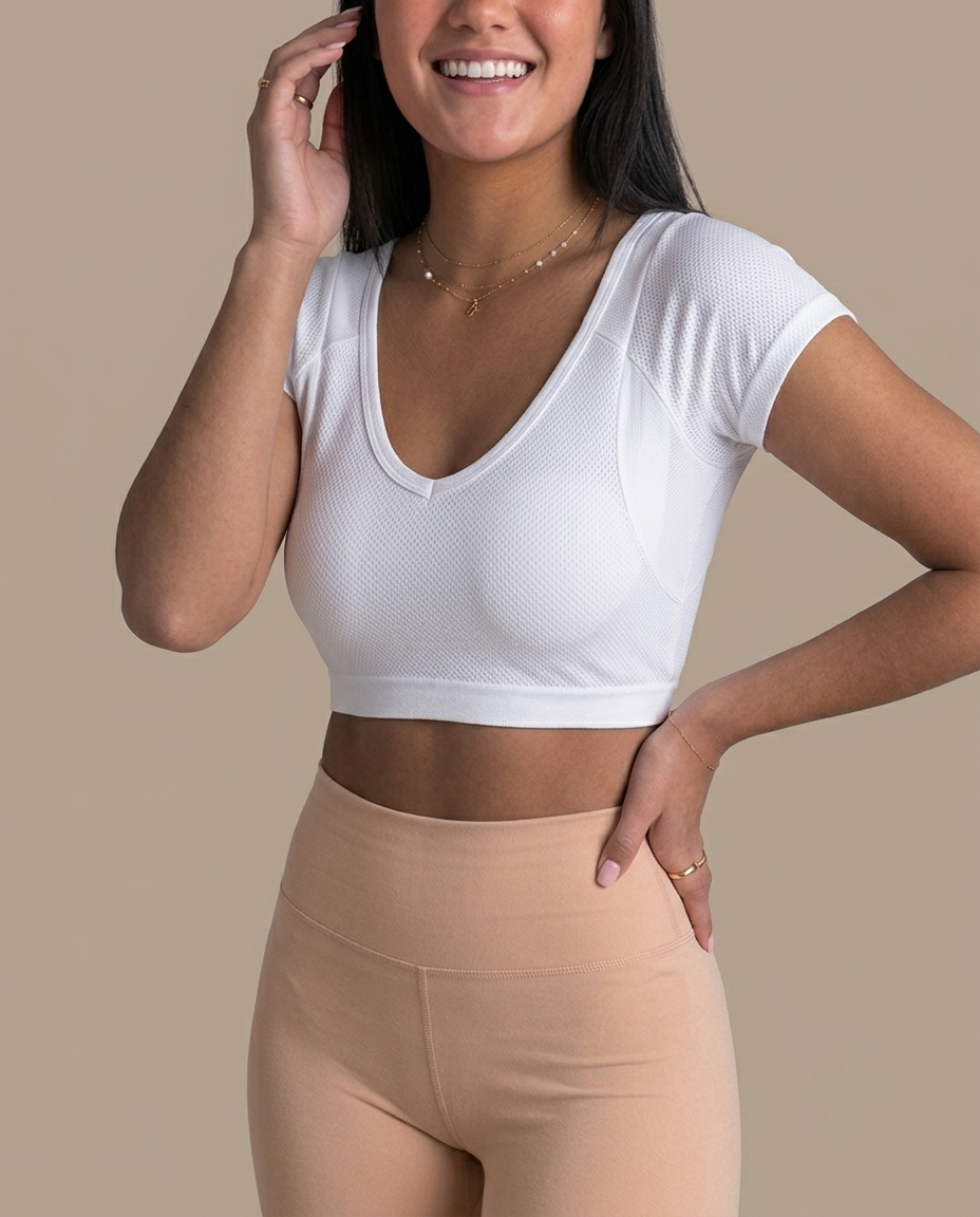 KINOR™ Signature | Brassière Anti-Transpiration — Doublure Intégrée